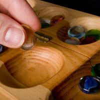 Mancala Kalah Sowing Traditional Board